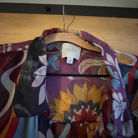 KATERINA BRAIDED BLOUSE JADE BY JOHNNY WAS - Picture 3 of 7